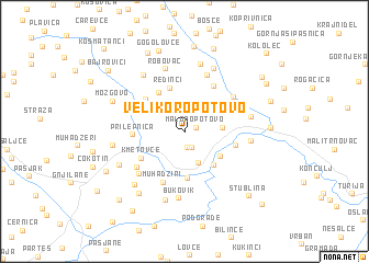 map of Veliko Ropotovo