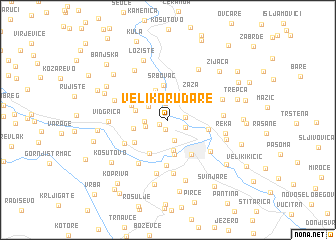 map of Veliko Rudare