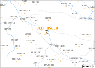 map of Veliko Selo