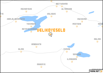 map of Velikoye Selo