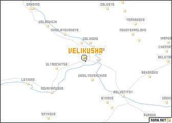 map of Velikusha