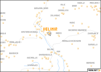 map of Velimir