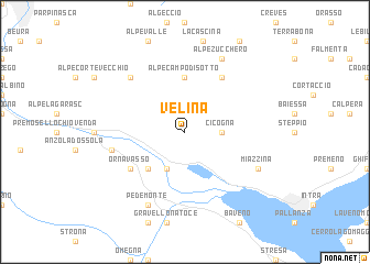 map of Velina