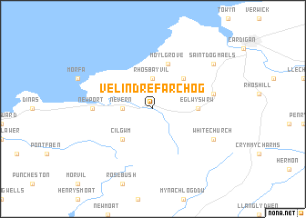 map of Velindre-farchog