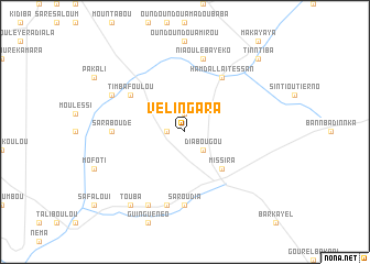 map of Vélingara