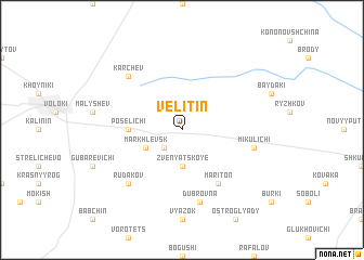 map of Velitin