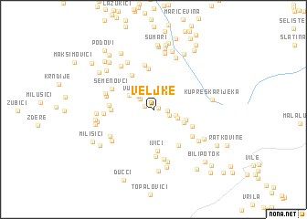 map of Veljke