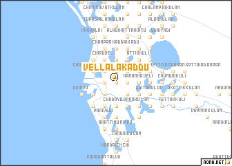 map of Vellalakaddu