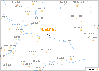 map of Velmej