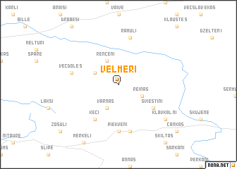 map of Velmeri