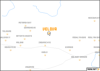 map of Velova