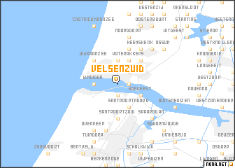 map of Velsen-Zuid