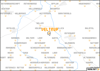 map of Veltrup