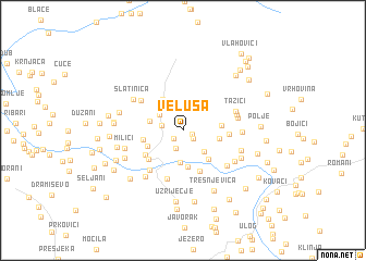 map of Veluša