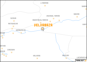 map of Velva-Baza