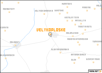 map of Velykoploske