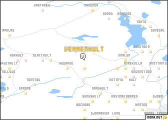 map of Vemmenhult