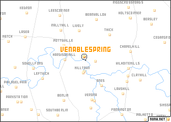 map of Venable Spring