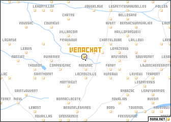 map of Vénachat