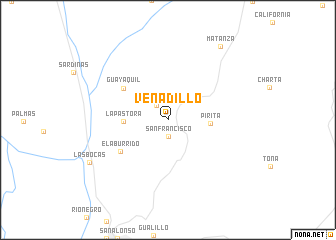 map of Venadillo