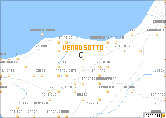 map of Vena di Sotto