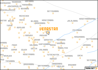 map of Venastān