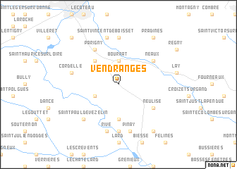 map of Vendranges