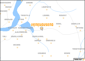map of Vénédou Séno