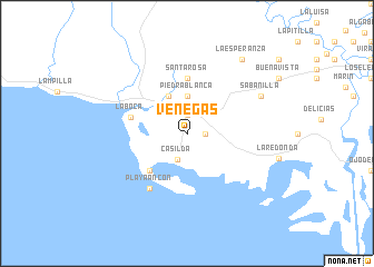 map of Venegas
