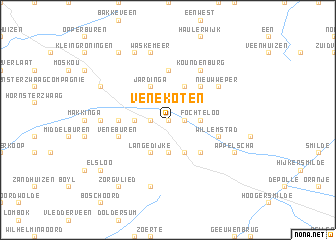 map of Venekoten