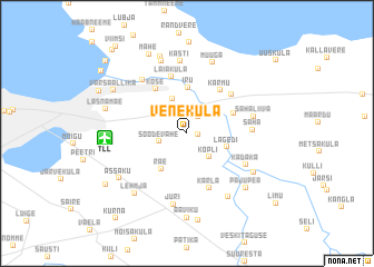 map of Veneküla
