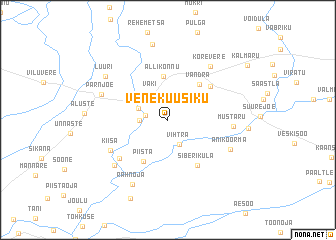 map of Venekuusiku