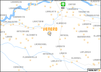 map of Venero