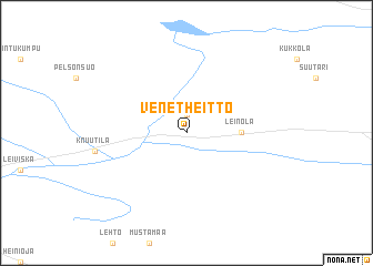 map of Venetheitto