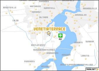 map of Venetia Terrace