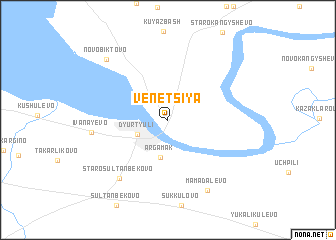 map of Venetsiya