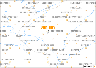 map of Venisey