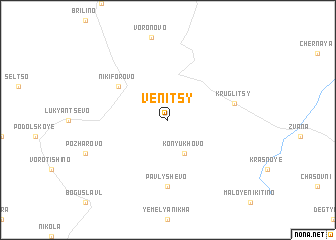 map of Venitsy