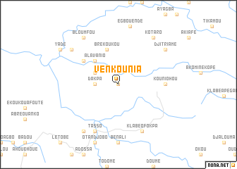 map of Venkounia