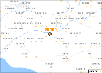 map of Vénna