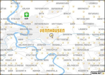 map of Vennhausen