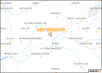 map of Venta de Geria