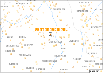 map of Ventanas Caipal