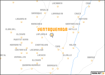 map of Ventaquemada