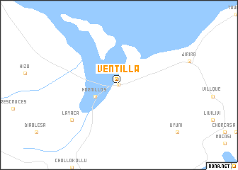 map of Ventilla