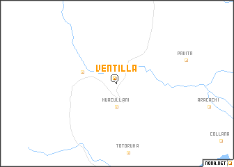 map of Ventilla