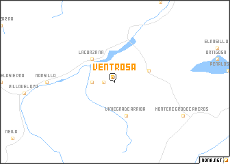 map of Ventrosa