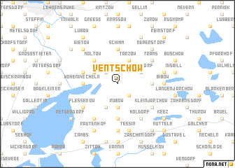 map of Ventschow