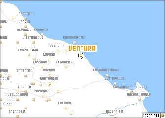 map of Ventura