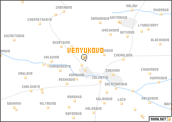 map of Venyukovo